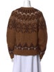 FRAME Alpaca Printed Sweater