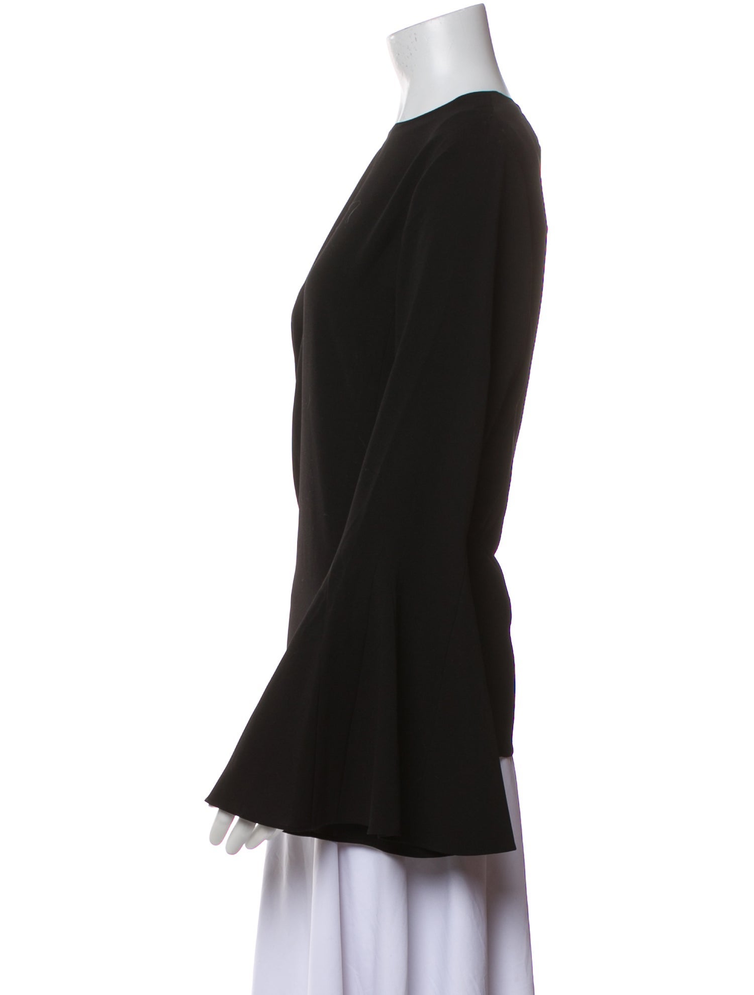 FRAME Bateau Neckline Long Sleeve Blouse