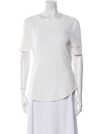 FRAME Scoop Neck Short Sleeve T-Shirt