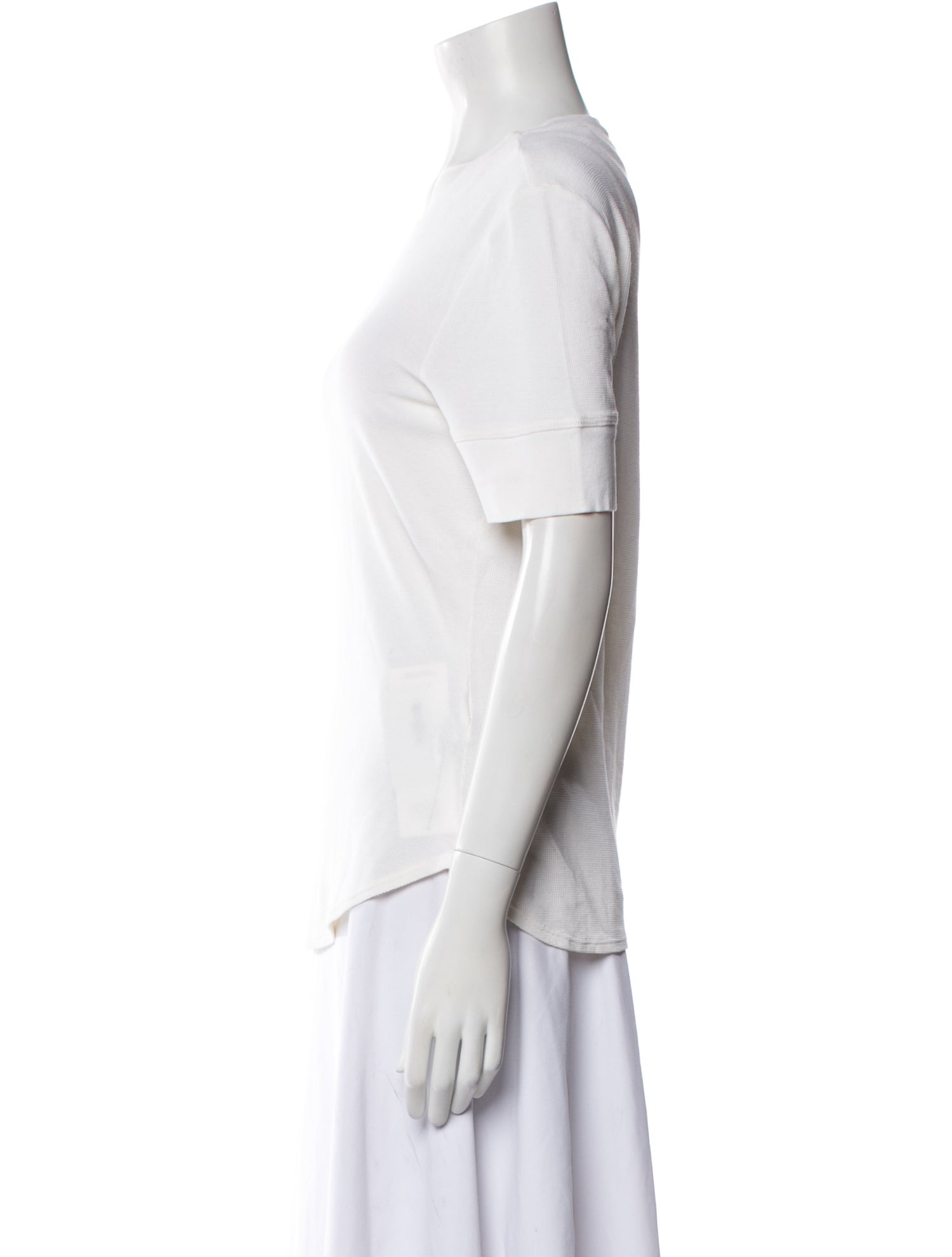 FRAME Scoop Neck Short Sleeve T-Shirt