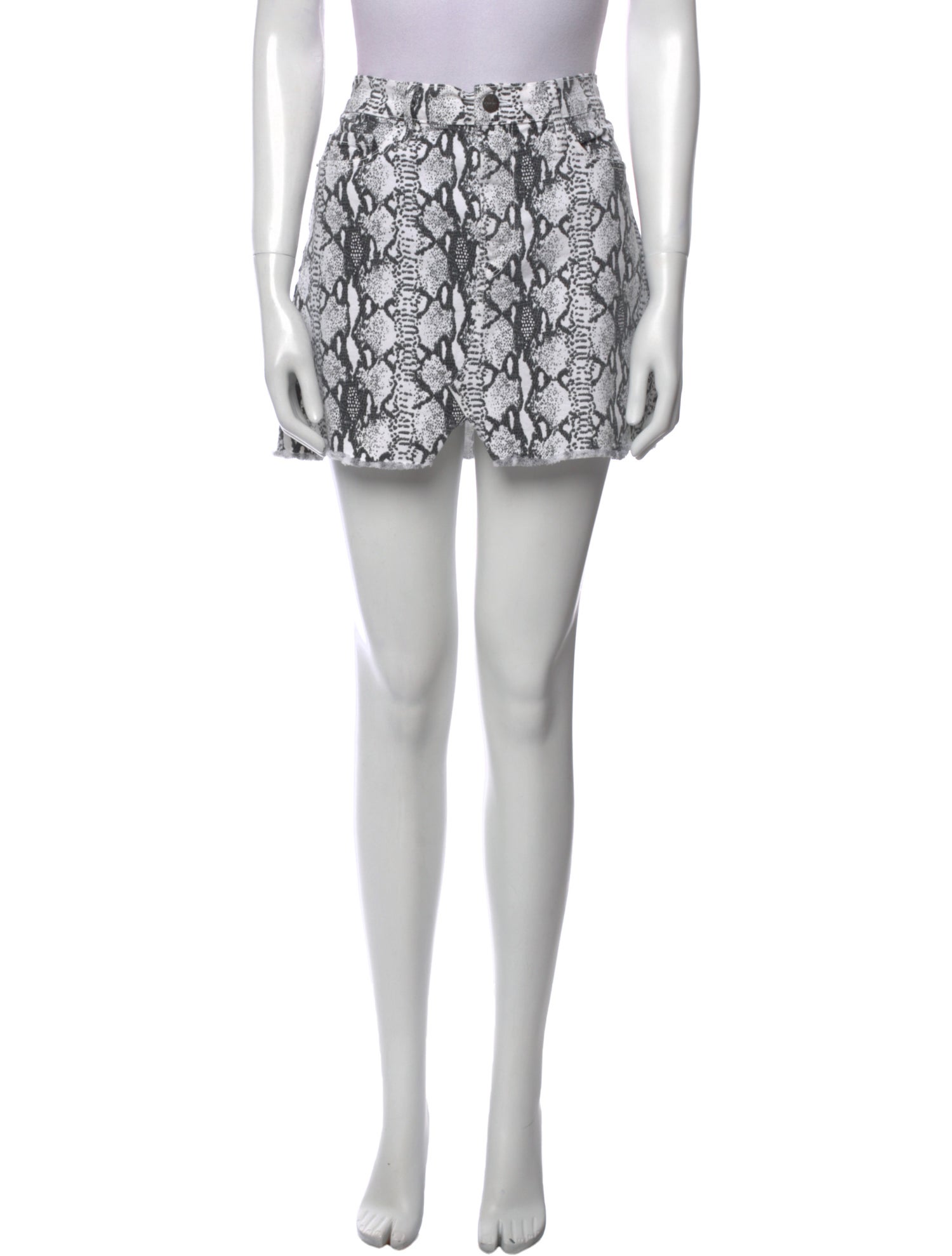 FRAME Printed Mini Skirt