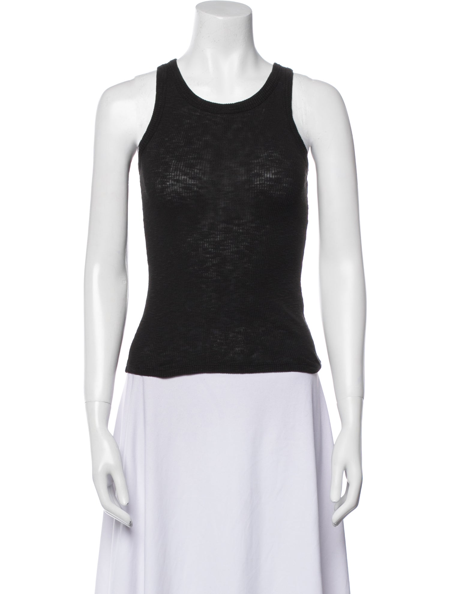 FRAME Scoop Neck Sleeveless Top