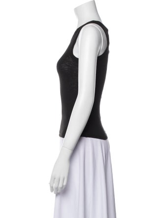 FRAME Scoop Neck Sleeveless Top