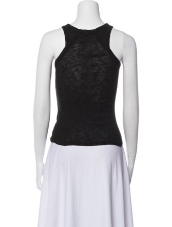 FRAME Scoop Neck Sleeveless Top