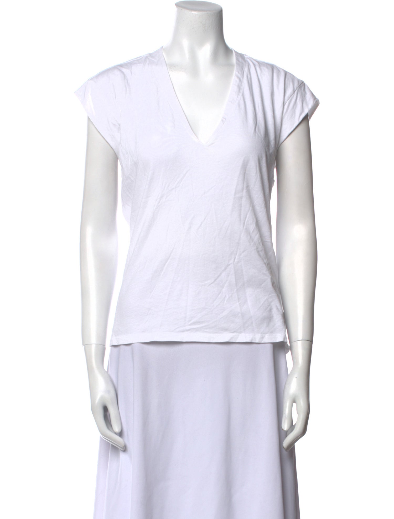 FRAME V-Neck Short Sleeve T-Shirt