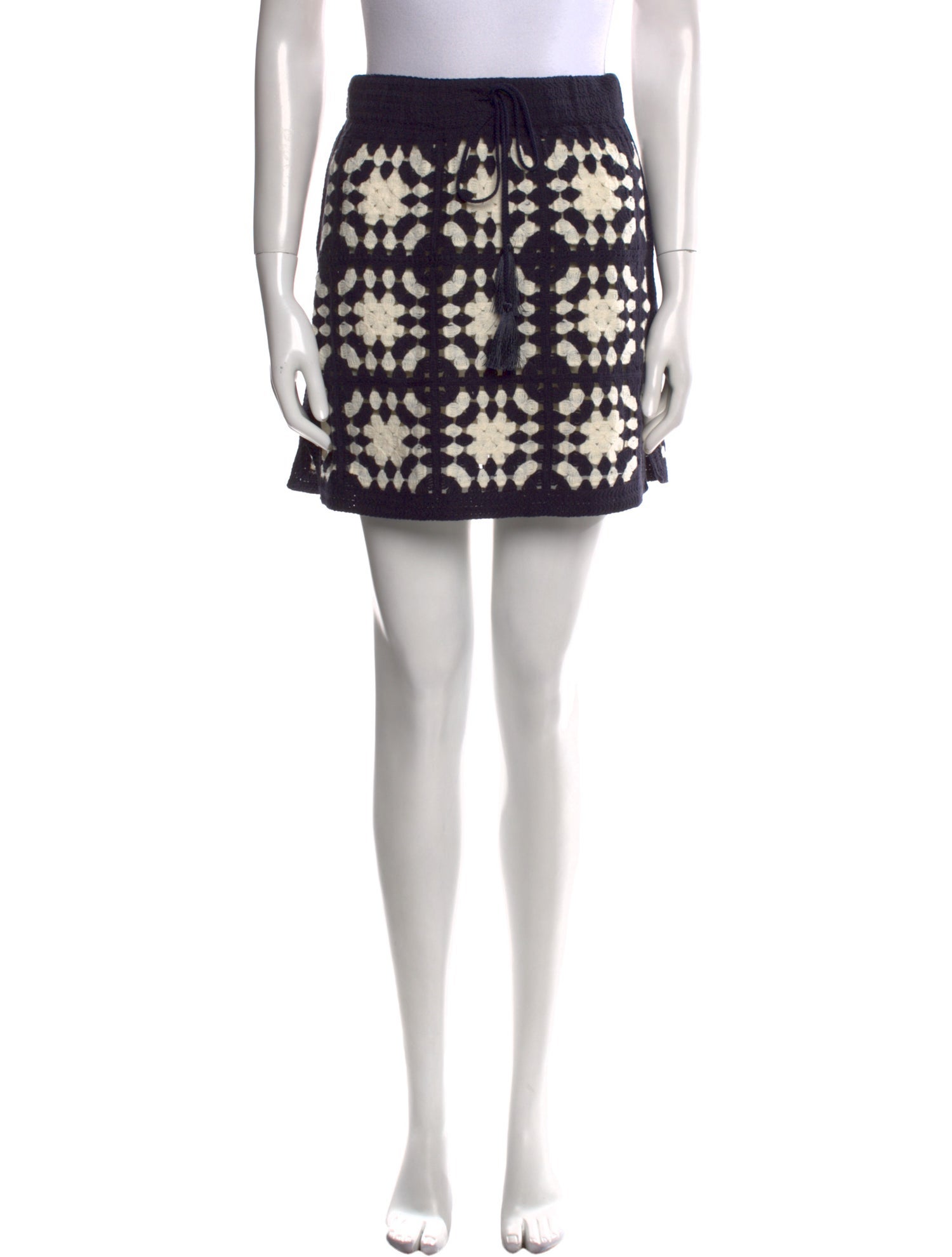 FRAME Printed Mini Skirt