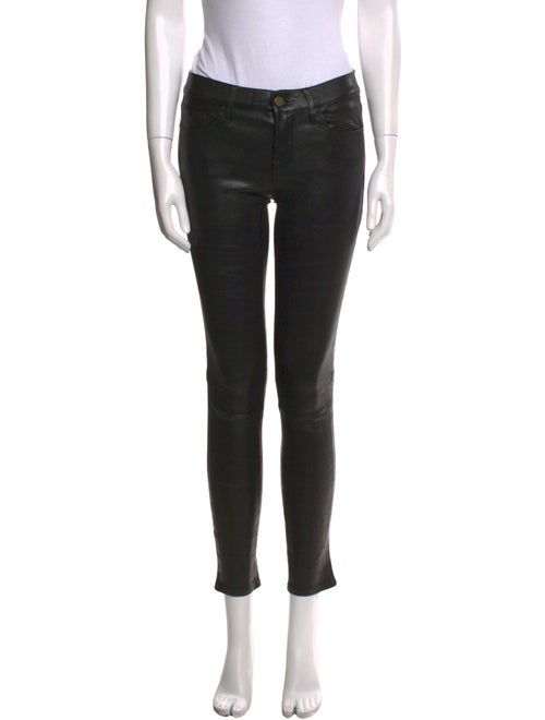 FRAME Lamb Leather Skinny Leg Pants
