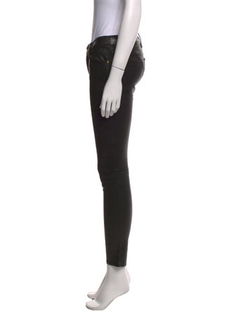 FRAME Lamb Leather Skinny Leg Pants