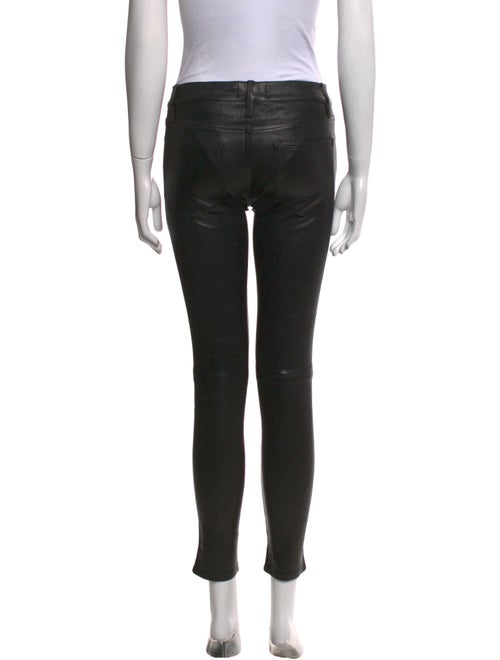 FRAME Lamb Leather Skinny Leg Pants