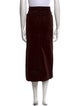 FRAME Corduroy Midi Length Skirt