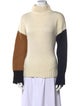 FRAME Virgin Wool Colorblock Pattern Sweater
