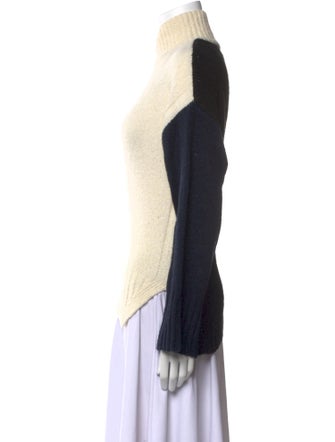 FRAME Virgin Wool Colorblock Pattern Sweater