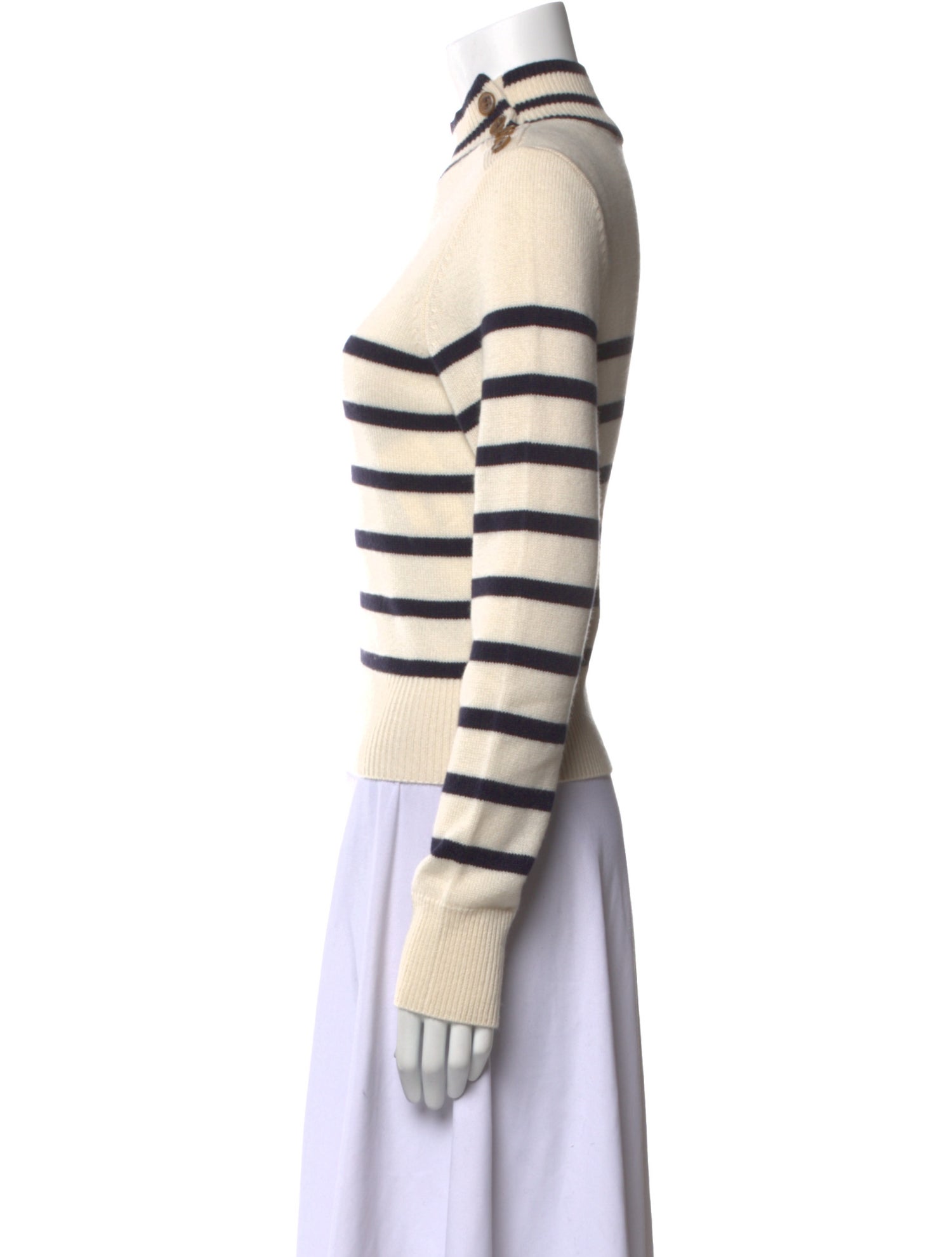 FRAME Cashmere Striped Sweater w/ Tags