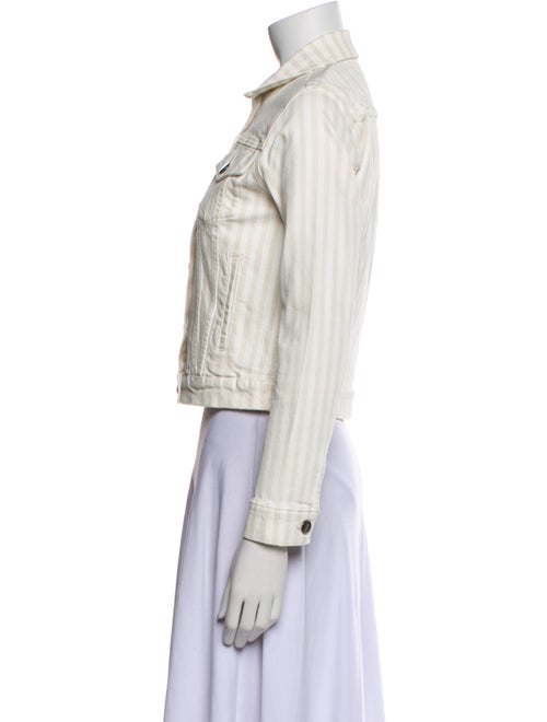 FRAME Striped Denim Jacket