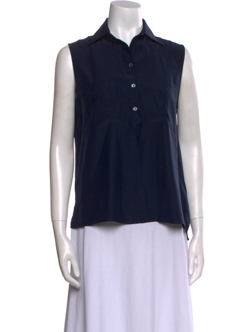 FRAME Silk Sleeveless Top