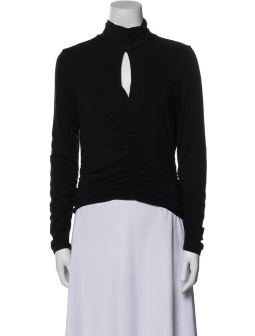 FRAME Mock Neck Long Sleeve Top