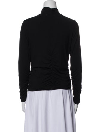 FRAME Mock Neck Long Sleeve Top