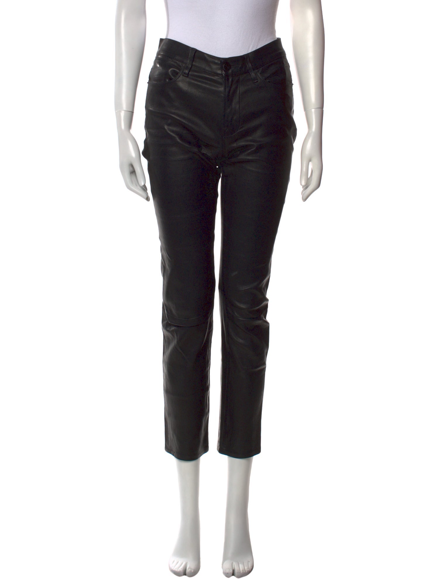 FRAME Lamb Leather Skinny Leg Pants