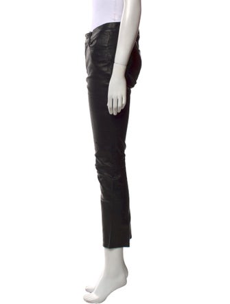 FRAME Lamb Leather Skinny Leg Pants