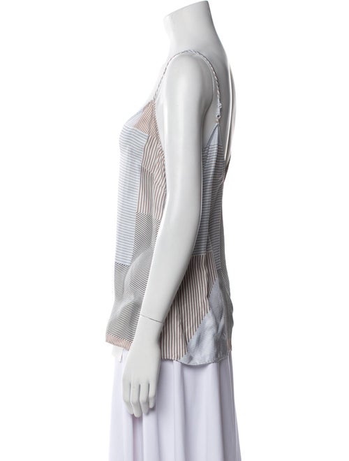 FRAME Silk Striped Top