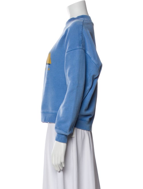 FRAME Graphic Print Crew Neck Sweatshirt