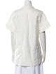 FRAME Linen Short Sleeve Button-Up Top