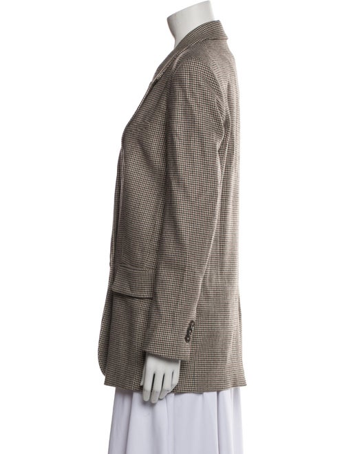 FRAME Houndstooth Print Peacoat