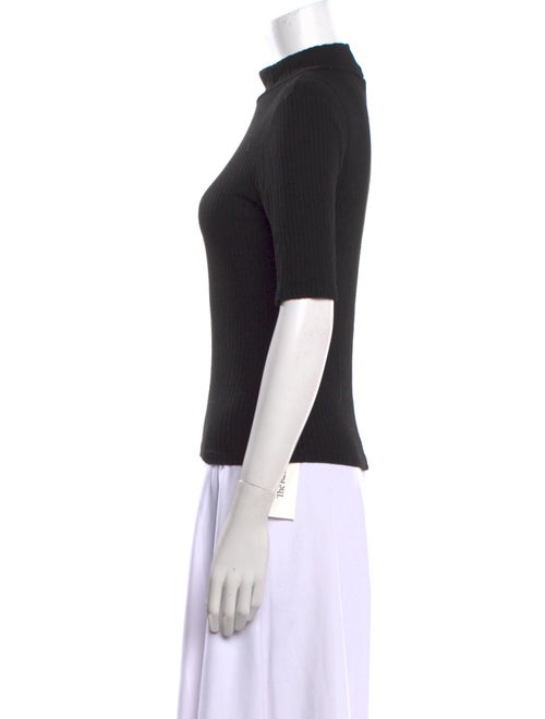 FRAME Mock Neck Short Sleeve Top