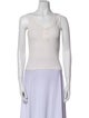 FRAME Scoop Neck Sleeveless Top