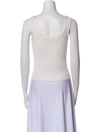 FRAME Scoop Neck Sleeveless Top