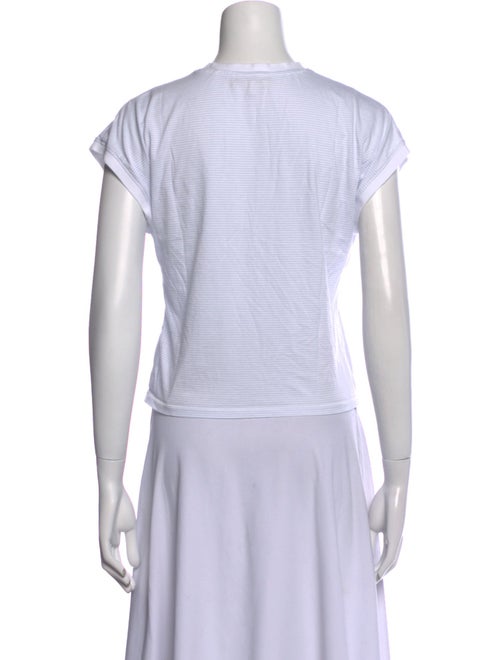 FRAME Crew Neck Short Sleeve Crop Top