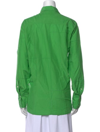 FRAME Long Sleeve Button-Up Top