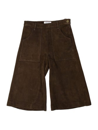 FRAME Lamb Leather Wide Leg Pants