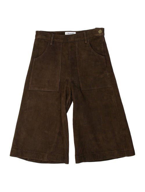 FRAME Lamb Leather Wide Leg Pants