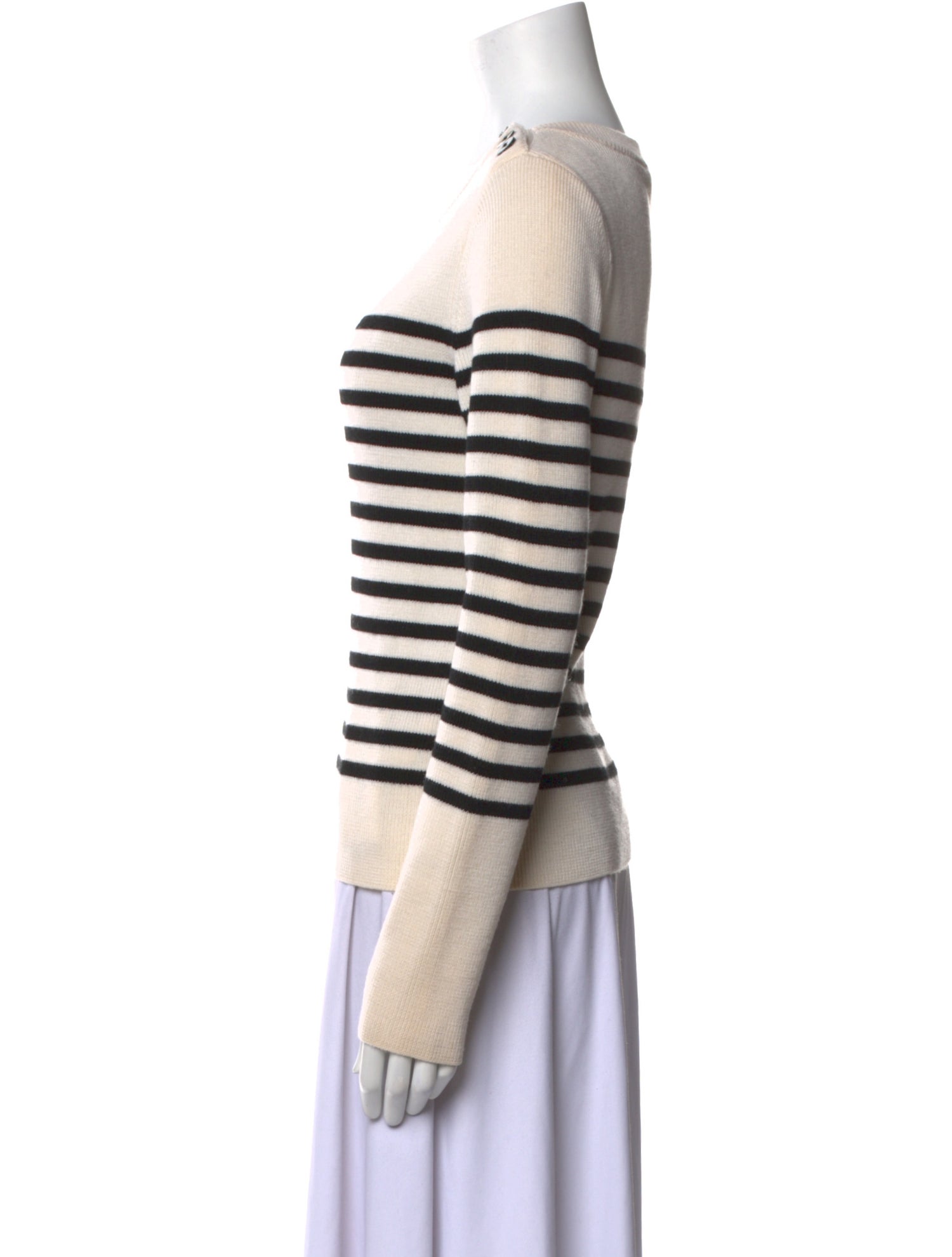 FRAME Merino Wool Striped Sweater