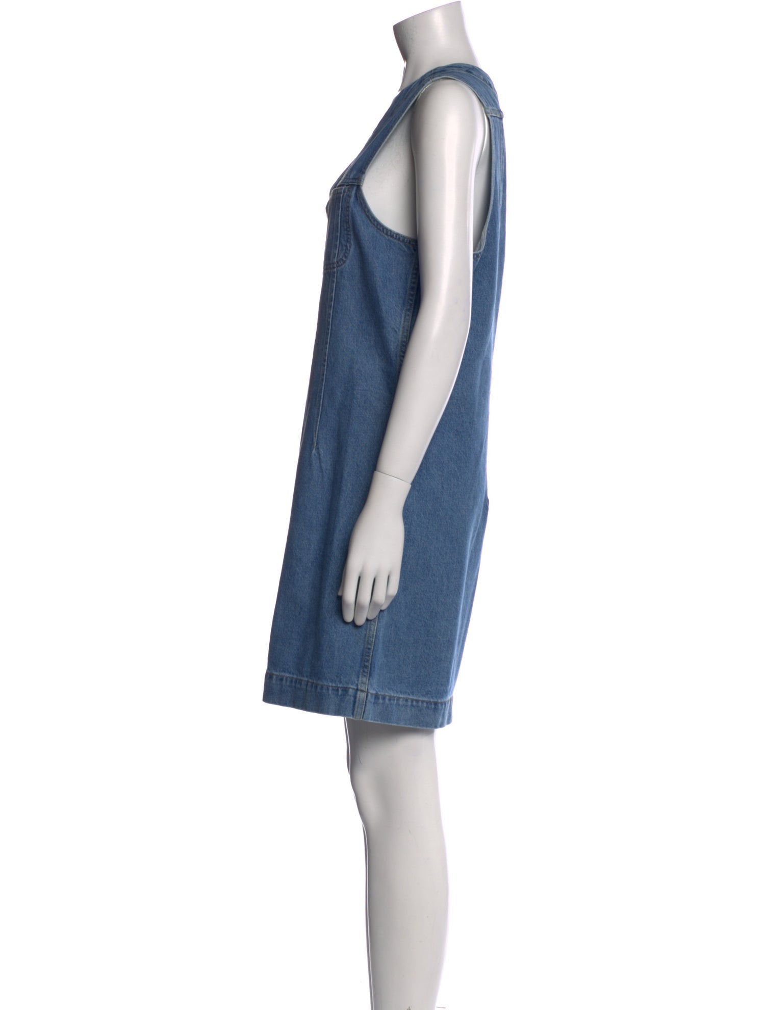 FRAME V-Neck Mini Dress