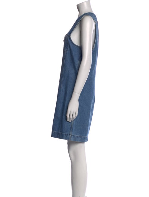 FRAME V-Neck Mini Dress