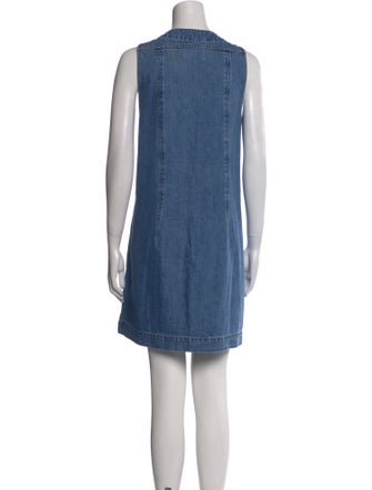 FRAME V-Neck Mini Dress