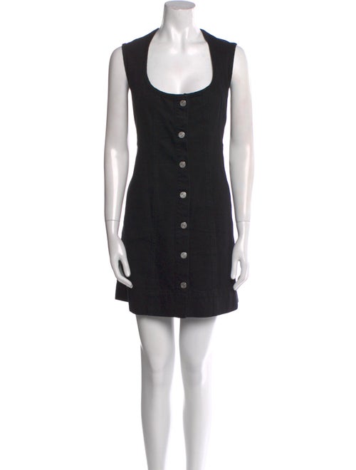 FRAME Square Neckline Mini Dress