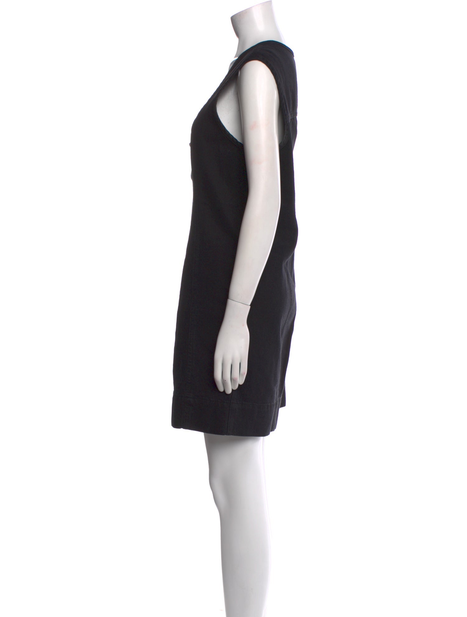 FRAME Square Neckline Mini Dress