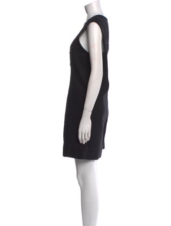 FRAME Square Neckline Mini Dress