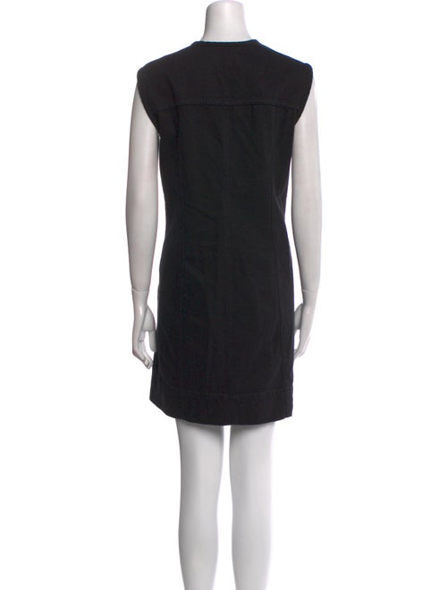 FRAME Square Neckline Mini Dress