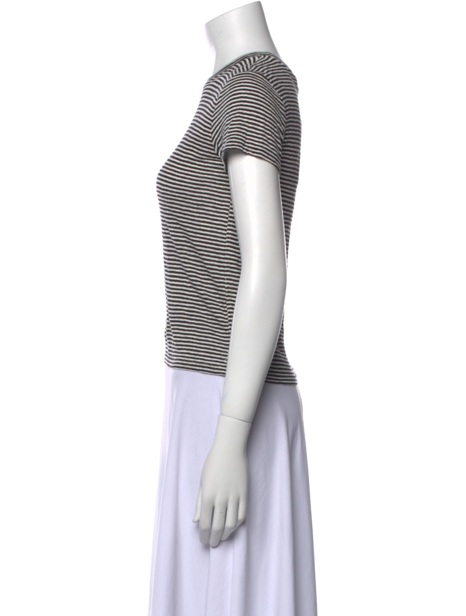FRAME Linen Striped Crop Top w/ Tags