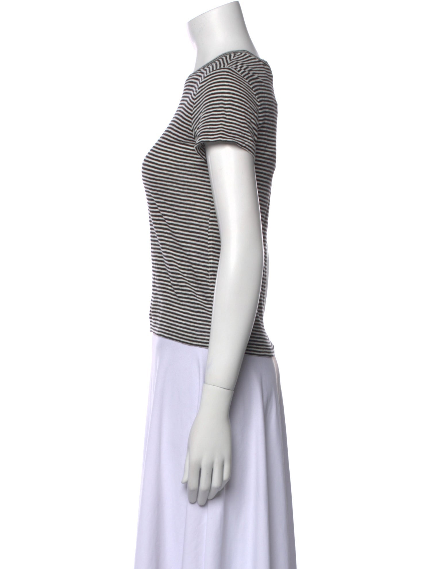 FRAME Linen Striped Crop Top w/ Tags