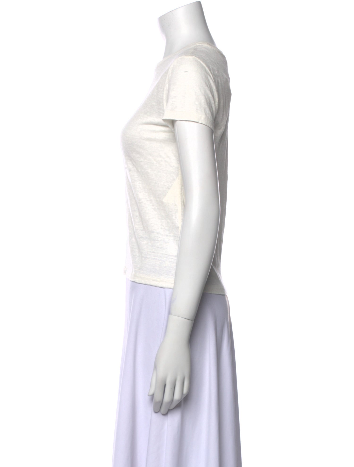 FRAME Linen Crew Neck T-Shirt w/ Tags