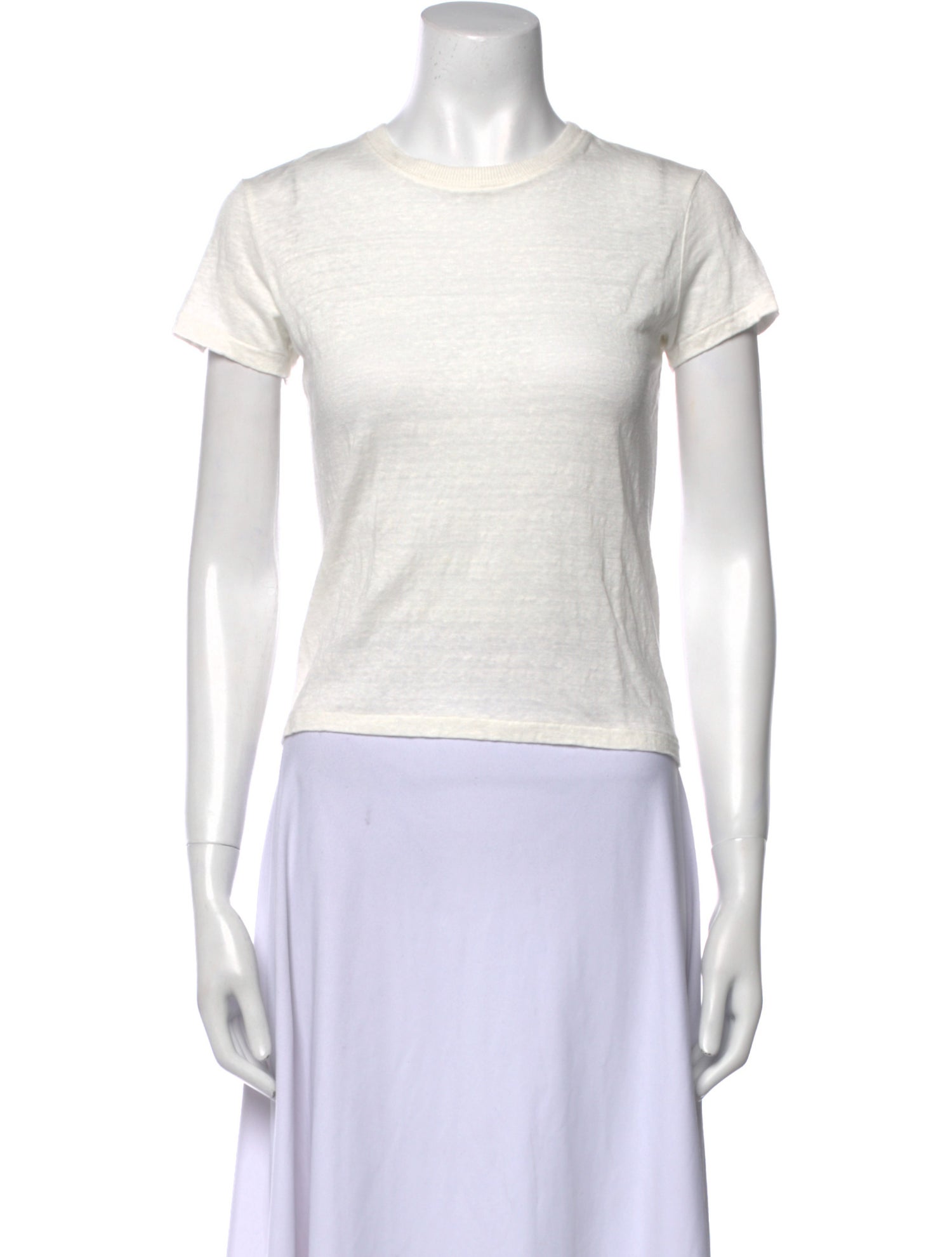 FRAME Linen Crew Neck T-Shirt w/ Tags