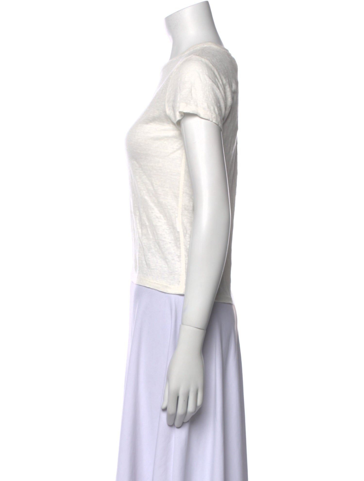 FRAME Linen Crew Neck T-Shirt w/ Tags