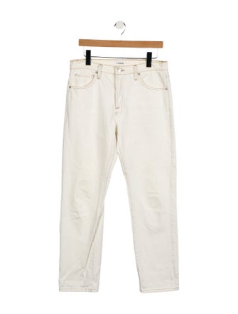 FRAME Mid-Rise Straight Leg Jeans