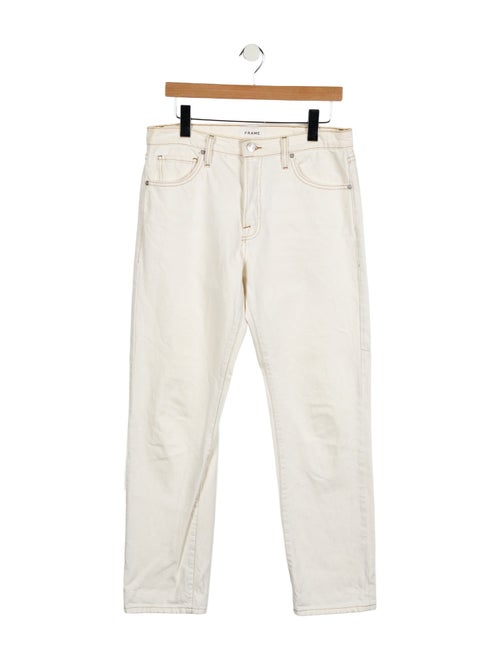 FRAME Mid-Rise Straight Leg Jeans