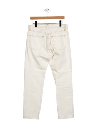 FRAME Mid-Rise Straight Leg Jeans
